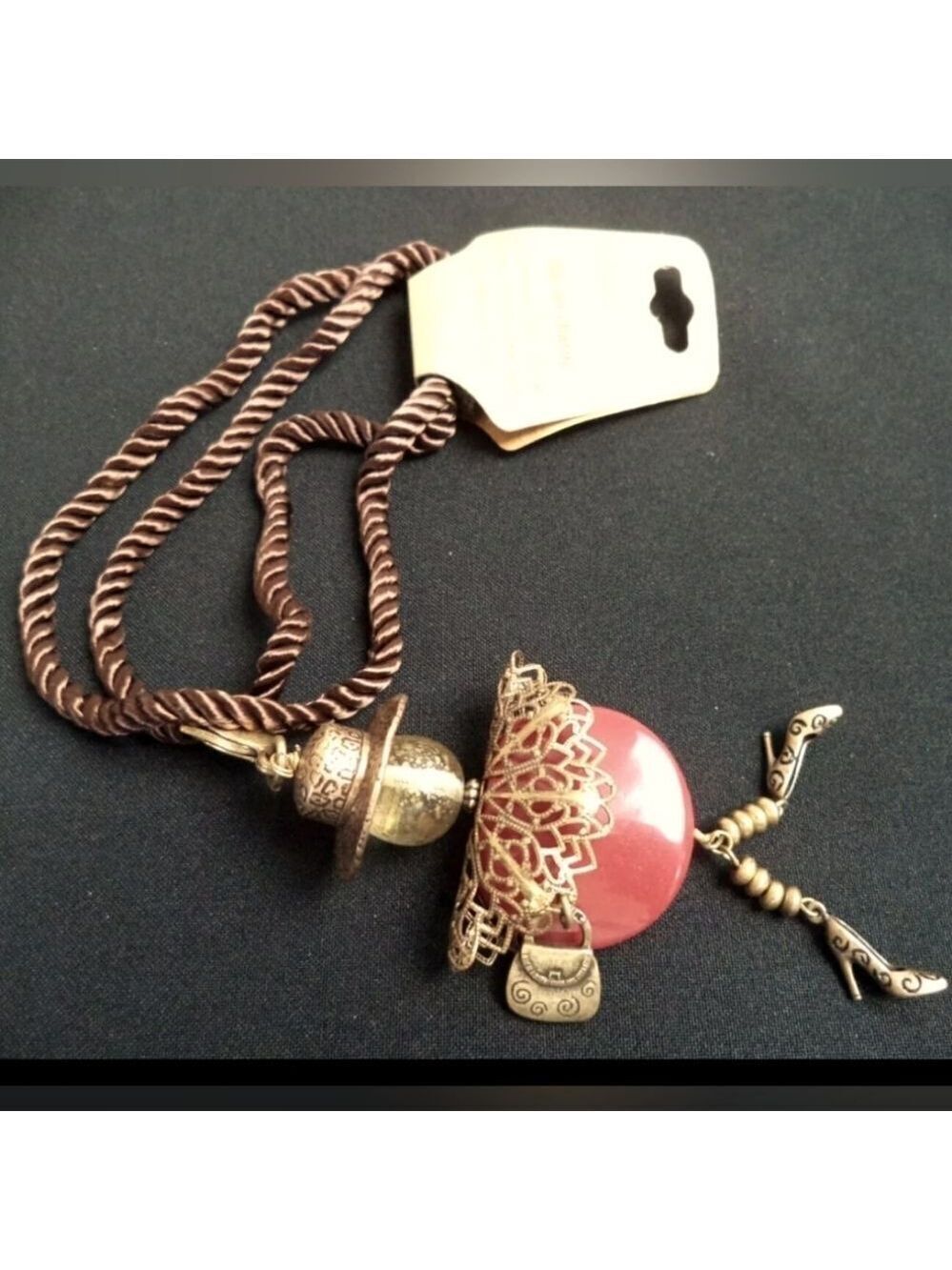STUNNING VINTAGE ESTATE COLDWATER CREEK NOS NOC MOC SHOPPER NECKLACE